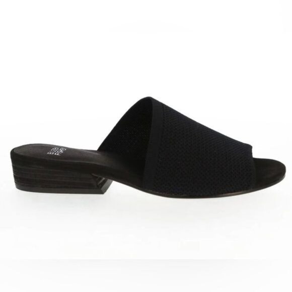 EILEEN FISHER Noko Slide Sandal in Black Size 7 - Picture 3 of 14